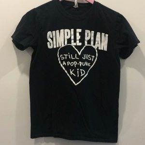 Simple Plan Pop Punk Kid tshirt S
